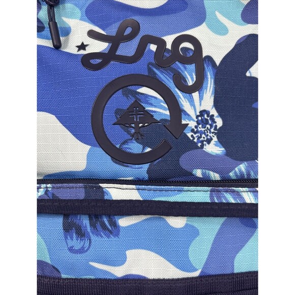 LRG Backpack Remix Blue Camo All Over Print School Travel - Picture 2 of 8